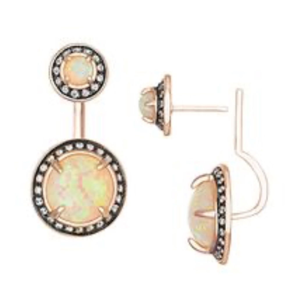 Kendra Scott Camilla Ear Jackets Yellow Rose Gold